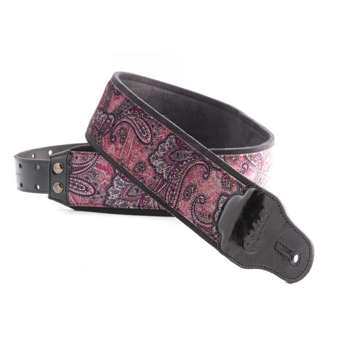 Steady Jazz J Paisley Velvet Burgundy (3)