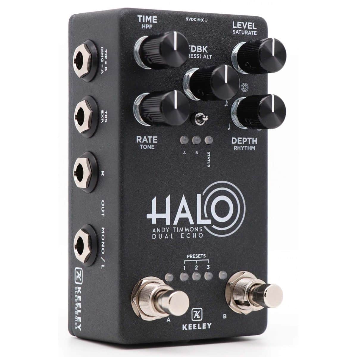 Keeley Electronics Halo Andy Timmons Dual Echo Delay Pedal For Web 002 Hero Right