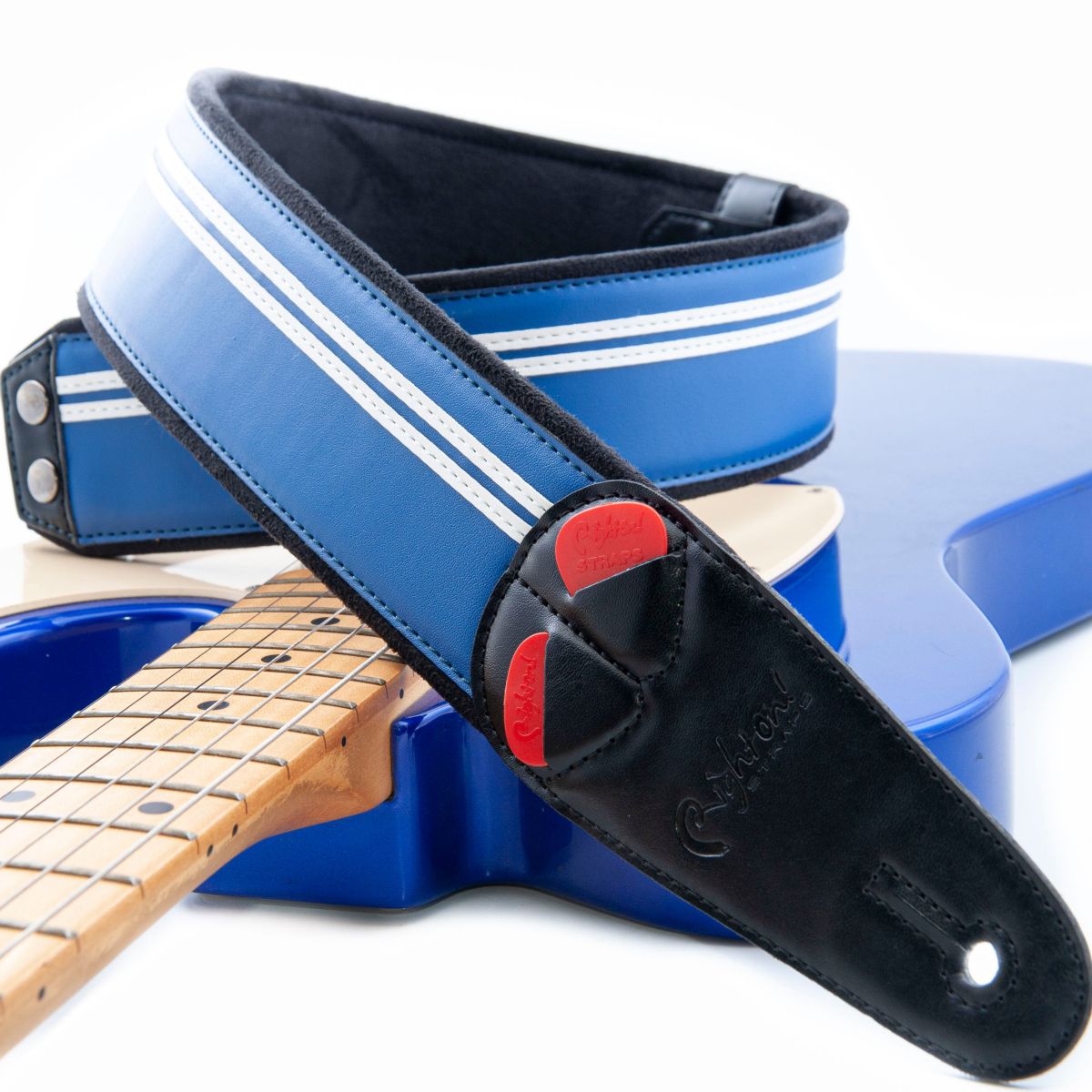 Race Guitar Strap Blue By Righton Straps 3 16 (8)