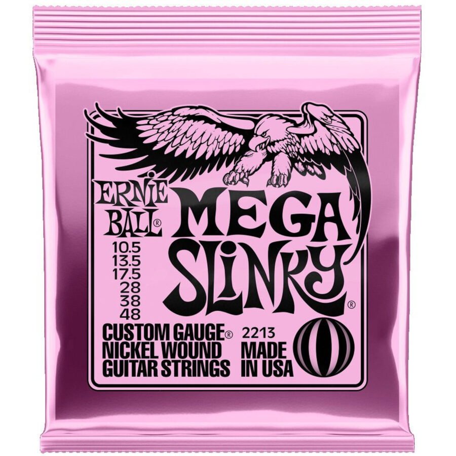 Ernie Ball 2213 Nickel Mega Slinky Electric Guitar Strings 10 5 48 7 58848