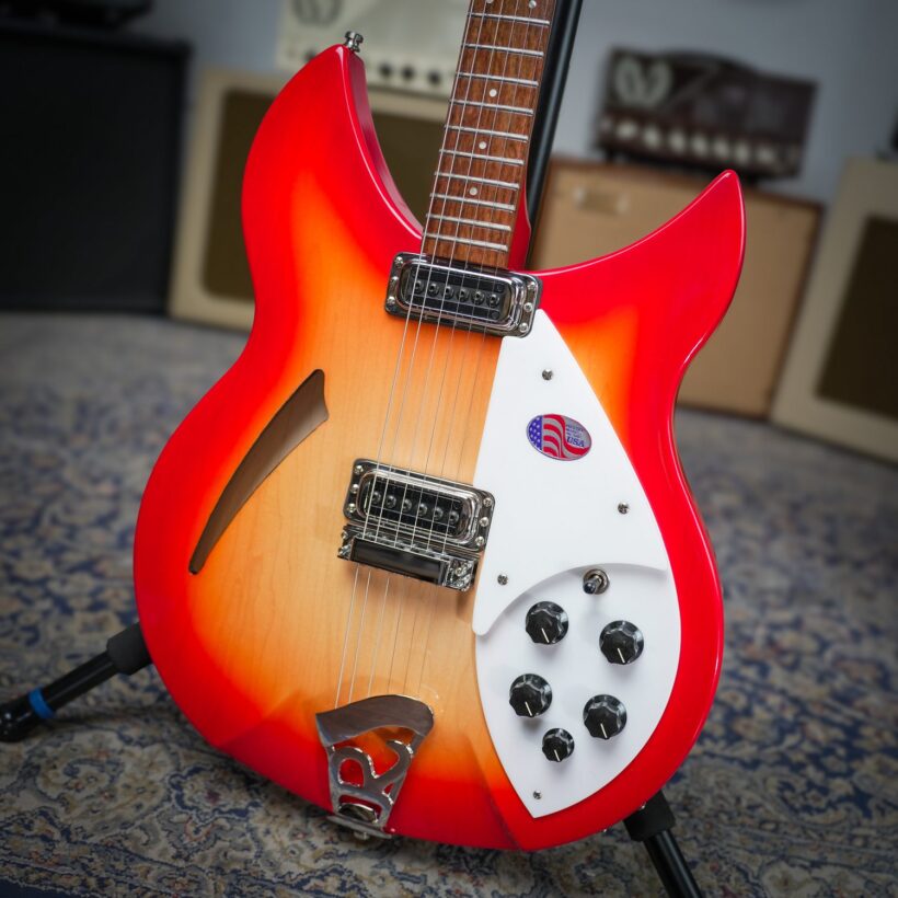 Rickenbacker 330 Electric Guitar Fireglo (1)