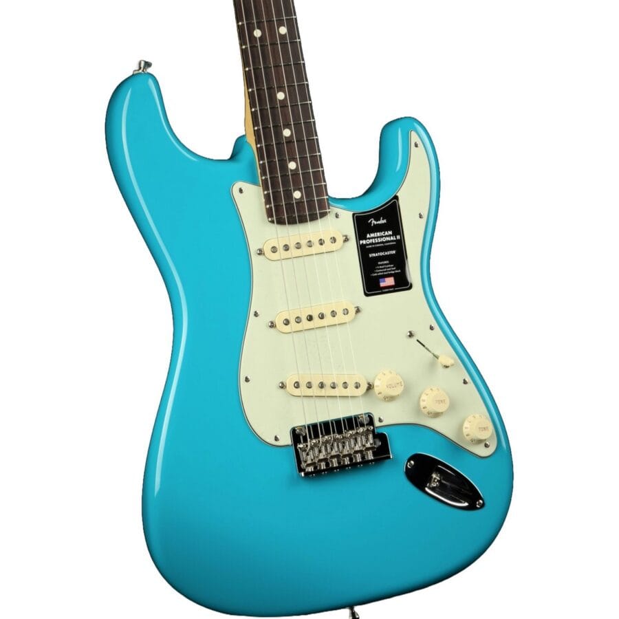 Fender American Professional Ii Stratocaster Miami Blue Rosewood