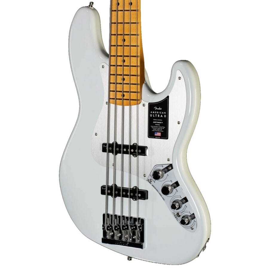 Fender American Ultra Ii Jazz Bass V 5 String Avalanche